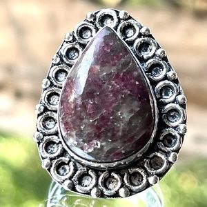 Natural Eudialyte/Eudialite Gemstone Ring | sz 8